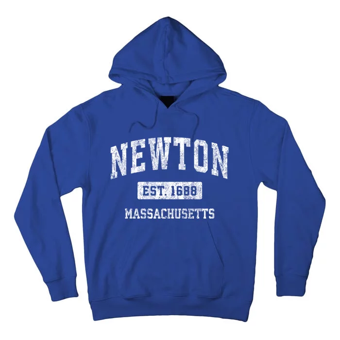 Newton Massachusetts Ma Vintage Sports Tall Hoodie