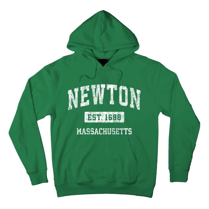 Newton Massachusetts Ma Vintage Sports Hoodie