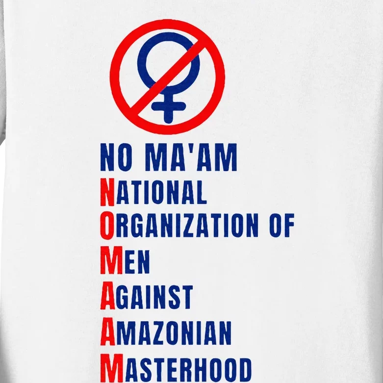 No MaAm Married With Children No MaAm Kids Long Sleeve Shirt