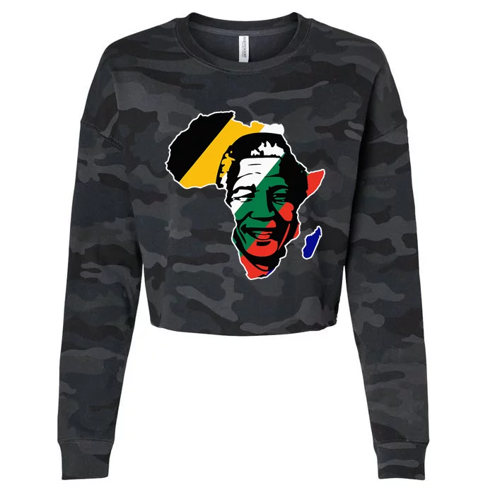 Neslon Mandela Cropped Pullover Crew