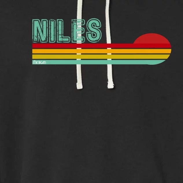 Niles Michigan Garment-Dyed Fleece Hoodie