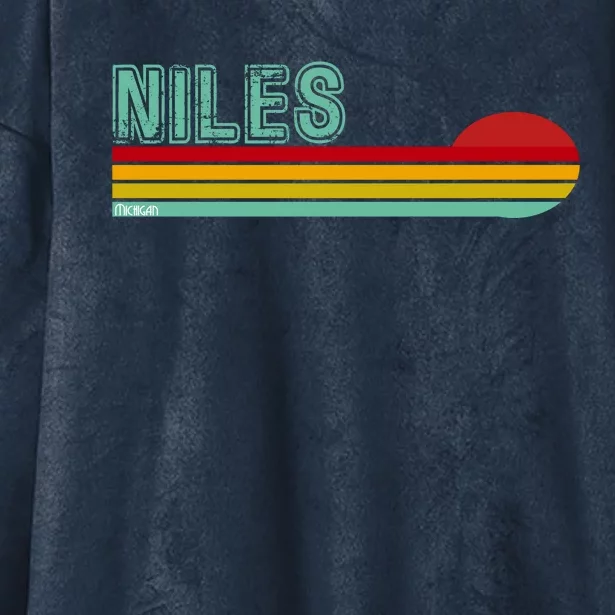 Niles Michigan Hooded Wearable Blanket