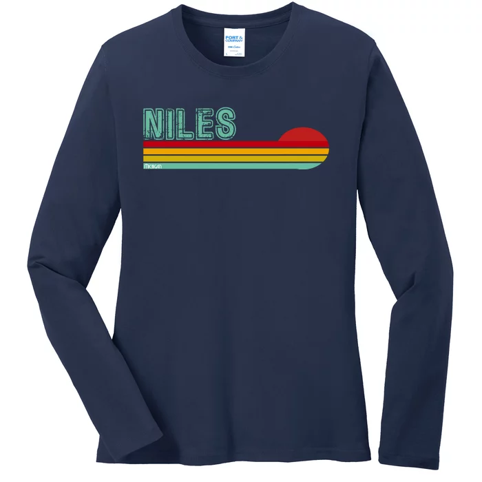 Niles Michigan Ladies Long Sleeve Shirt