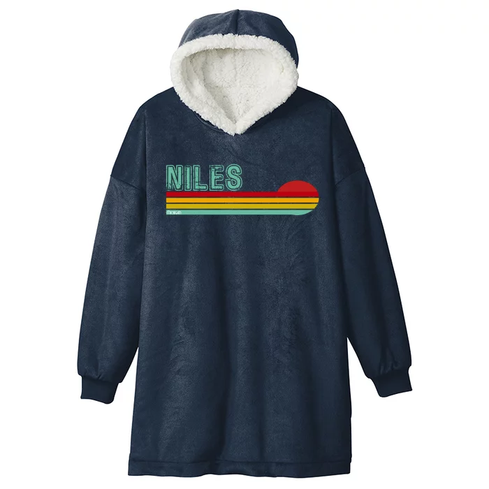 Niles Michigan Hooded Wearable Blanket