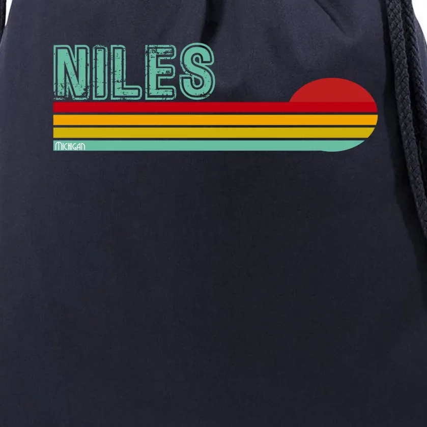 Niles Michigan Drawstring Bag