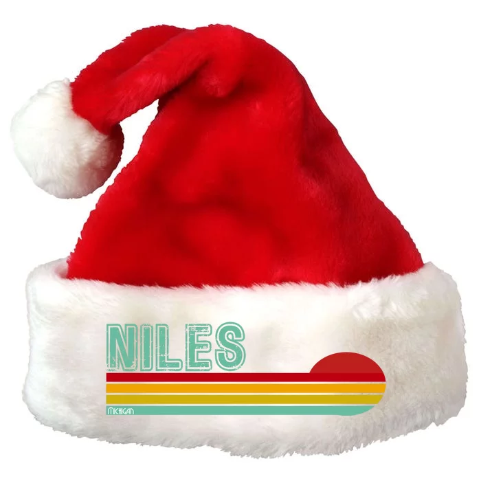 Niles Michigan Premium Christmas Santa Hat