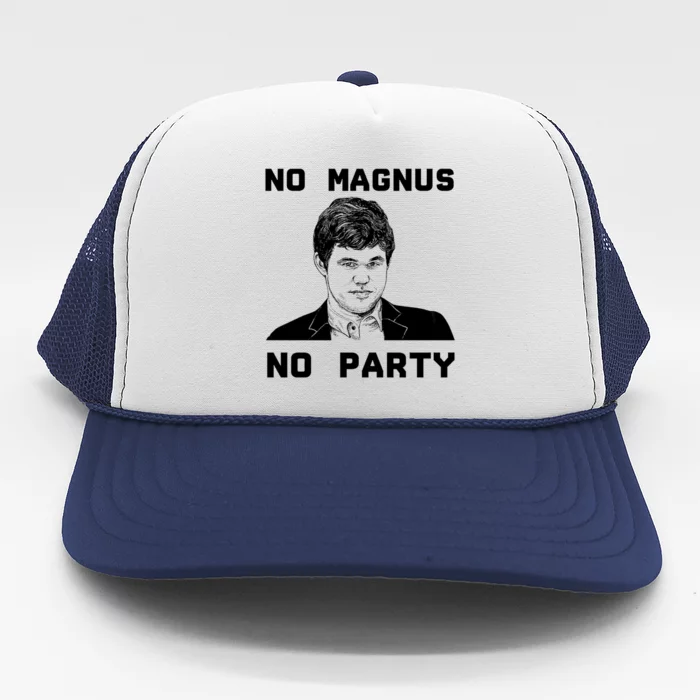 No Magnus No Party Trucker Hat