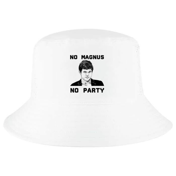 No Magnus No Party Cool Comfort Performance Bucket Hat