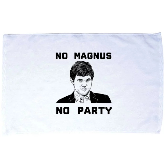 No Magnus No Party Microfiber Hand Towel