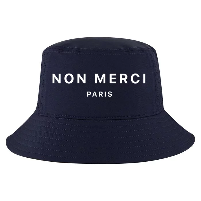 Non Merci No Thank You Paris France Gift Cool Comfort Performance Bucket Hat