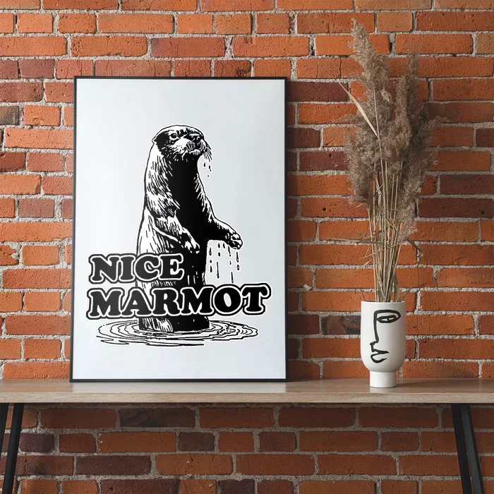 Nice Marmot Poster