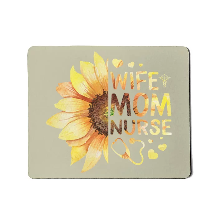 Nurse Mom Nurses Week Wife Nurse Her Mom Life Mother's Day Funny Mousepad