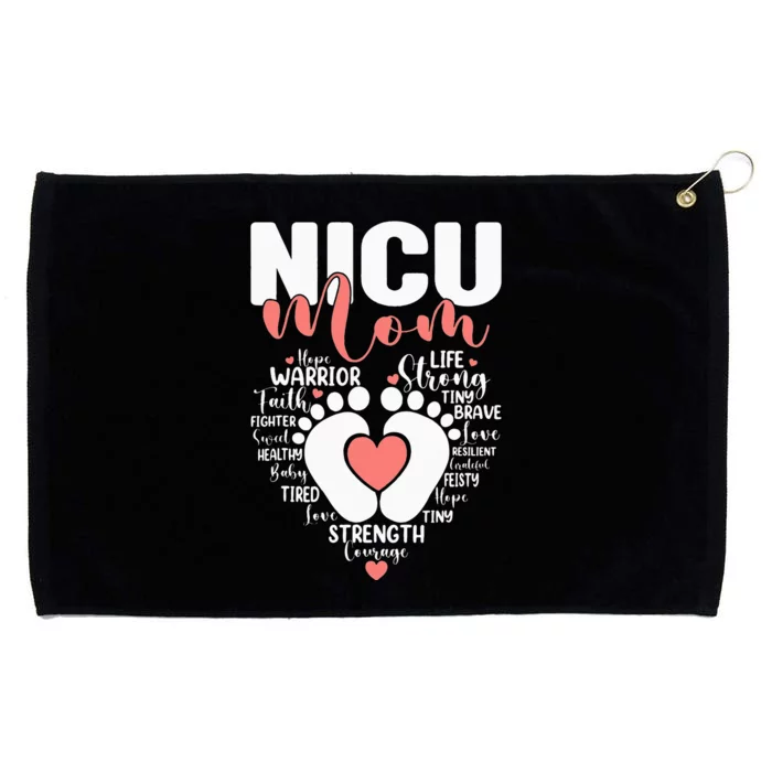 NICU Mom Neonatal Intensive Care Unit NICU Nurse Mothers Day Grommeted Golf Towel