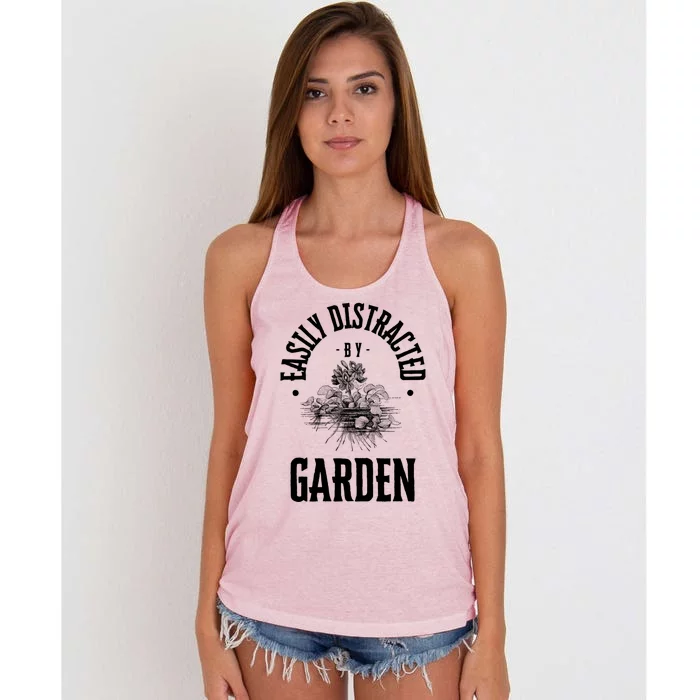 NatureS Muse: National Gardening Day Edition Gift Women's Knotted Racerback Tank