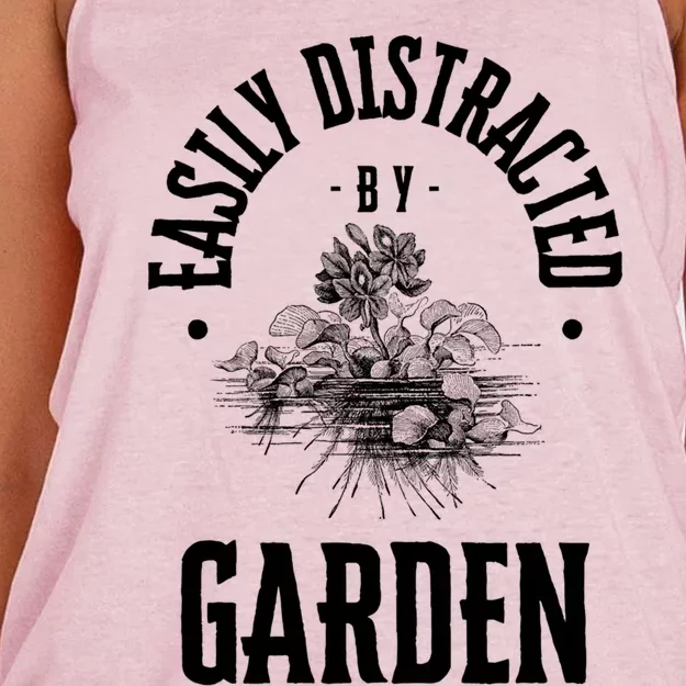 NatureS Muse: National Gardening Day Edition Gift Women's Knotted Racerback Tank