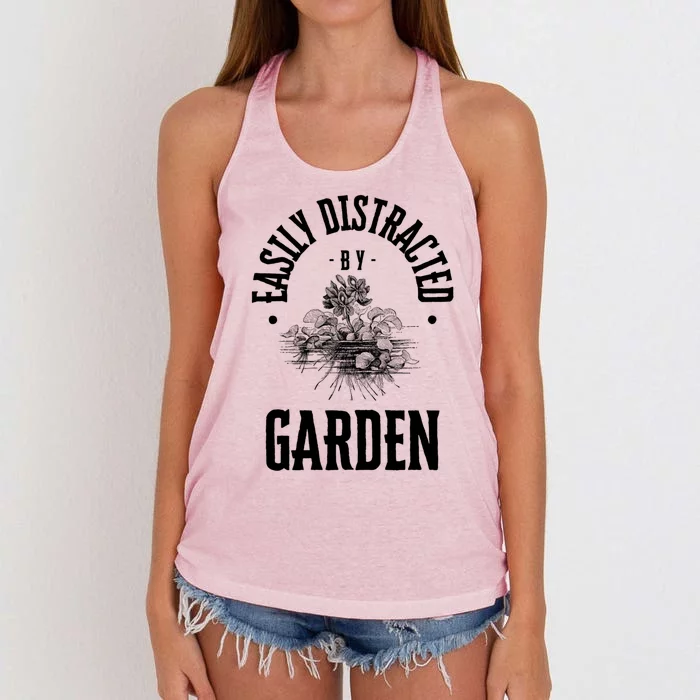 NatureS Muse: National Gardening Day Edition Gift Women's Knotted Racerback Tank