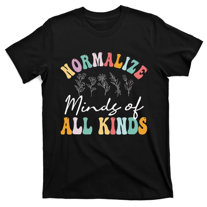 Normalize Minds Of All Kinds Autism Awereness T-Shirt