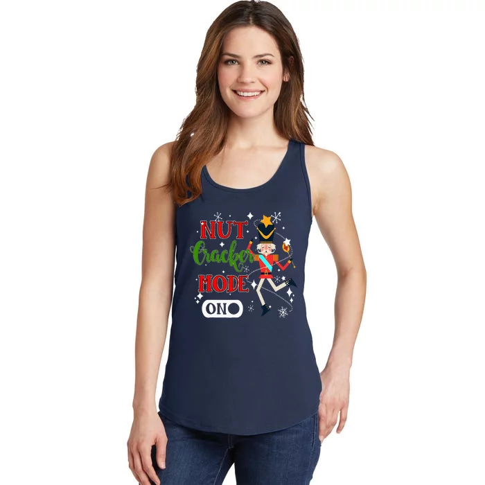 Nutcracker Mode On Nutcracker Christmas Ladies Essential Tank