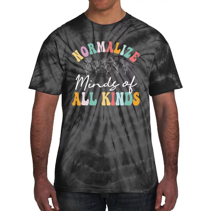 Normalize Minds of All Kinds Autism Awereness Tie-Dye T-Shirt