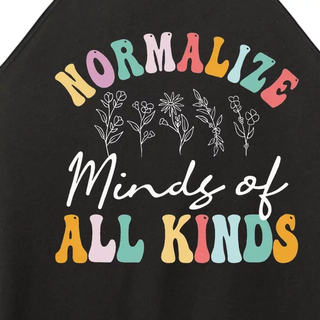 Normalize Minds of All Kinds Autism Awereness Women’s Perfect Tri Rocker Tank