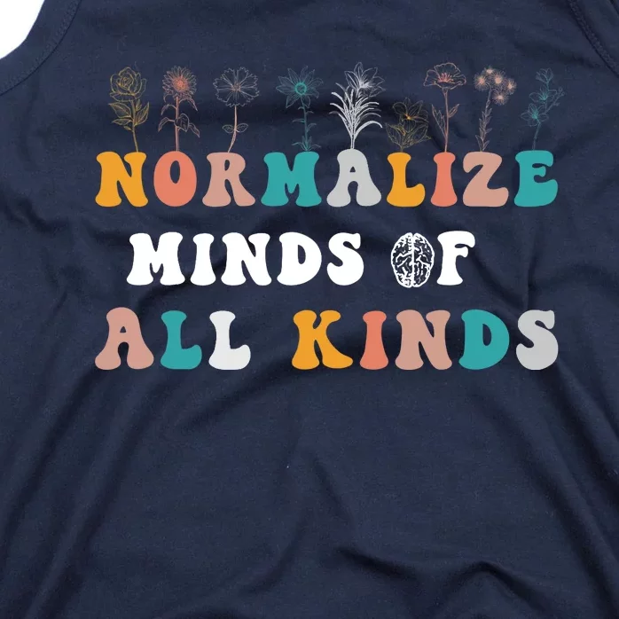 normalize minds of all kinds autism Awareness Tank Top