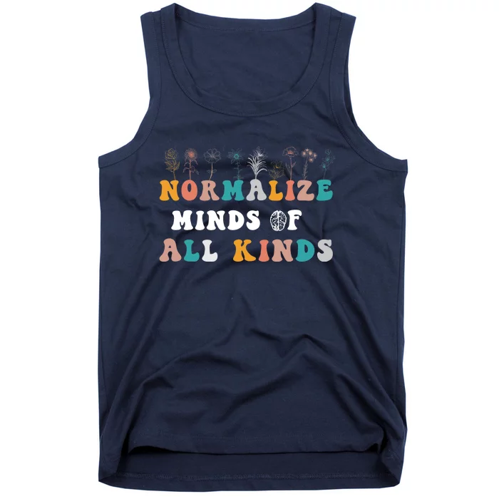 normalize minds of all kinds autism Awareness Tank Top