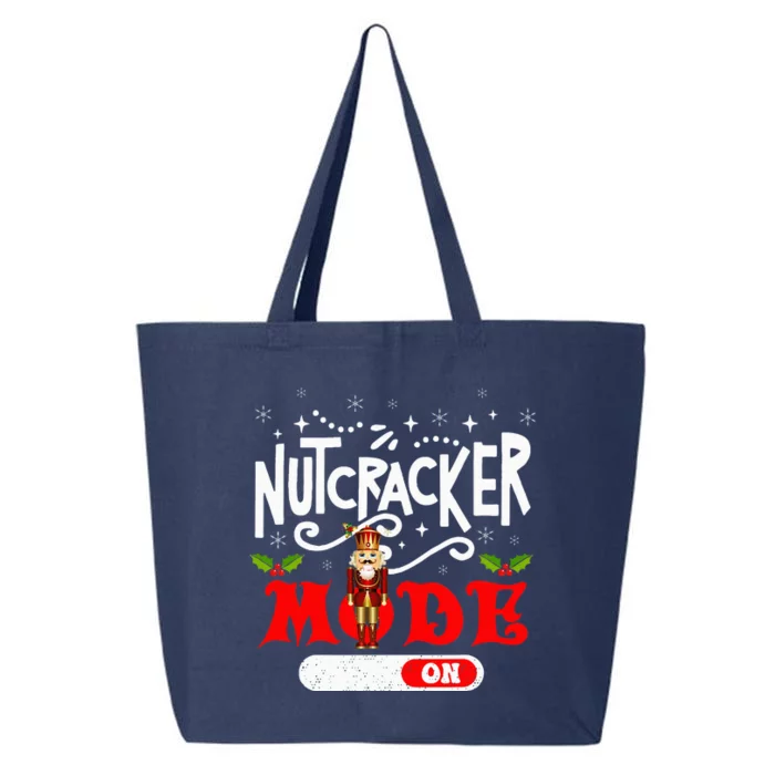 Nutcracker Mode On Dance Ballet Love Christmas Pajamas 25L Jumbo Tote