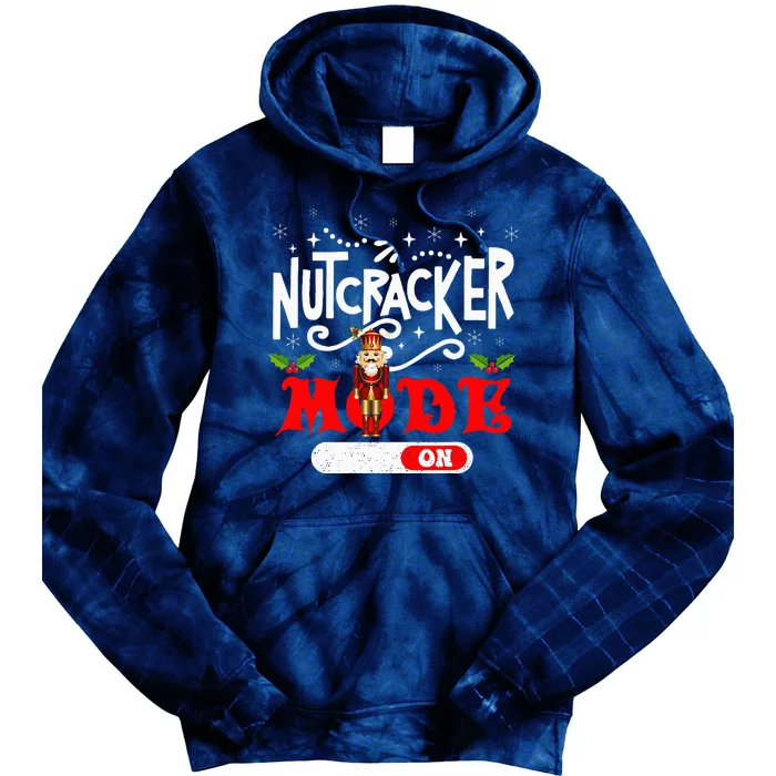 Nutcracker Mode On Dance Ballet Love Christmas Pajamas Tie Dye Hoodie