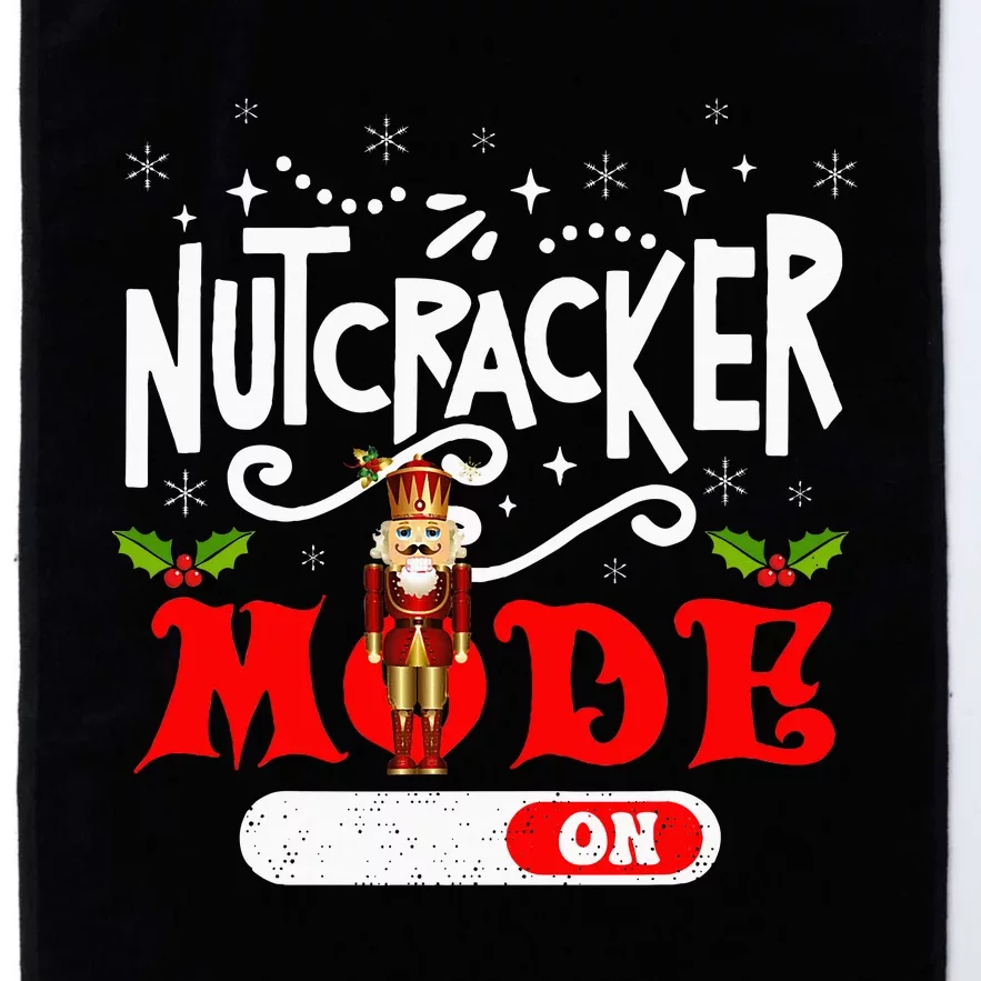 Nutcracker Mode On Dance Ballet Love Christmas Pajamas Gifts Platinum Collection Golf Towel