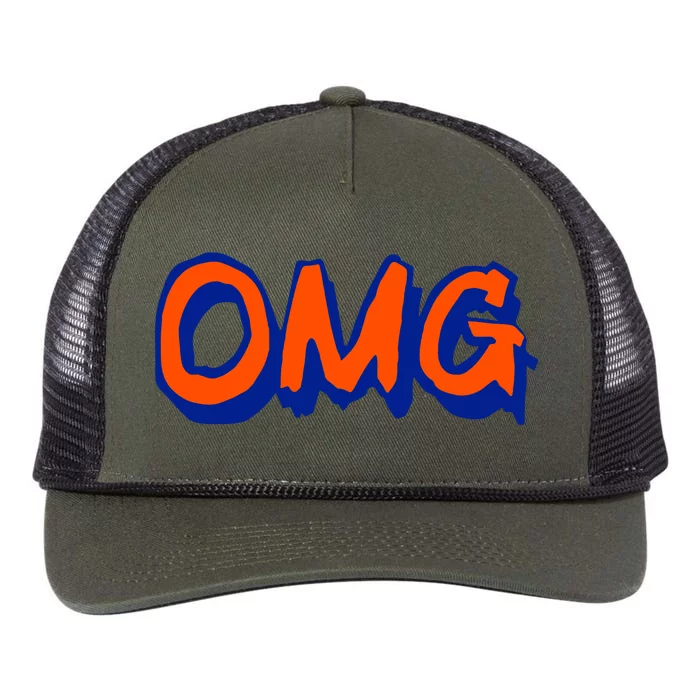 Ny Mets Omg Retro Rope Trucker Hat Cap