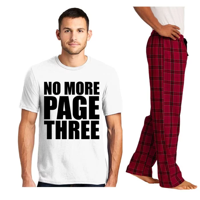 No More Page Three Pajama Set