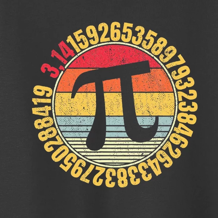 Nerdy Math Pi Symbol Mathlete Toddler T-Shirt