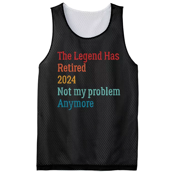 Not My Problem Anymore Mesh Reversible Basketball Jersey Tank