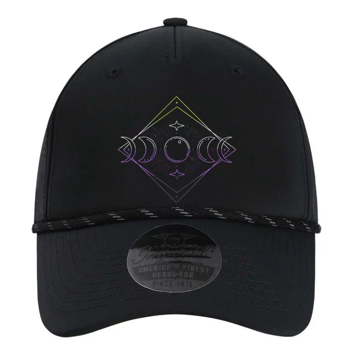 Nonbinary Moon Phase Nonbinary Pride LGBT Nonbinary Flag Performance The Dyno Cap