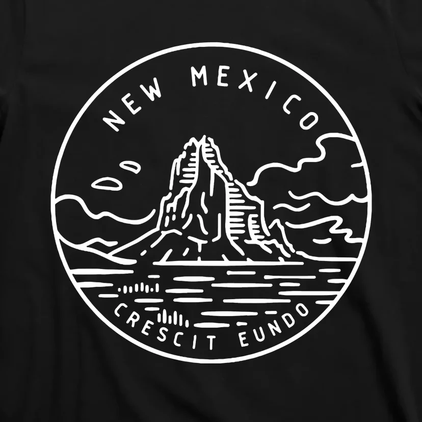 New Mexico Retro Classic Mountain Art Nm T-Shirt