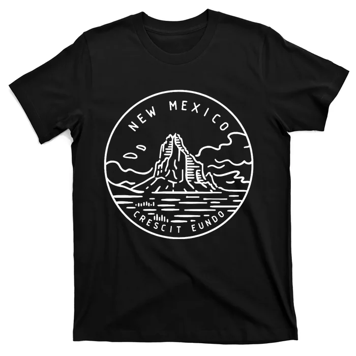 New Mexico Retro Classic Mountain Art Nm T-Shirt