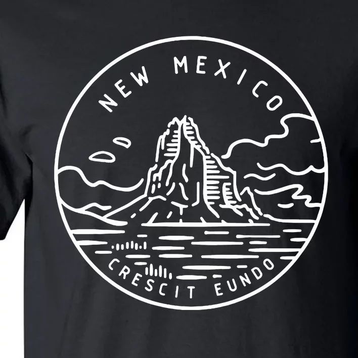 New Mexico Retro Classic Mountain Art Nm Tall T-Shirt