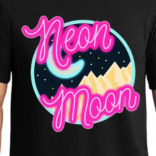 Neon Moon Retro Western 80s 90s Country Pajama Set