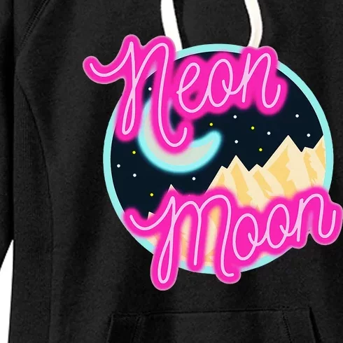 Neon Moon Retro Western 80s 90s Country Women's Fleece Hoodie