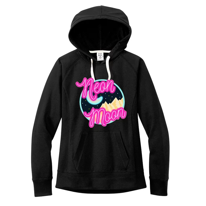 Neon Moon Retro Western 80s 90s Country Women's Fleece Hoodie