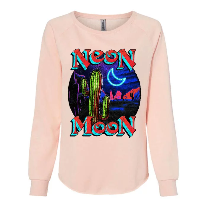 Neon Moon Retro Western Womens California Wash Sweatshirt