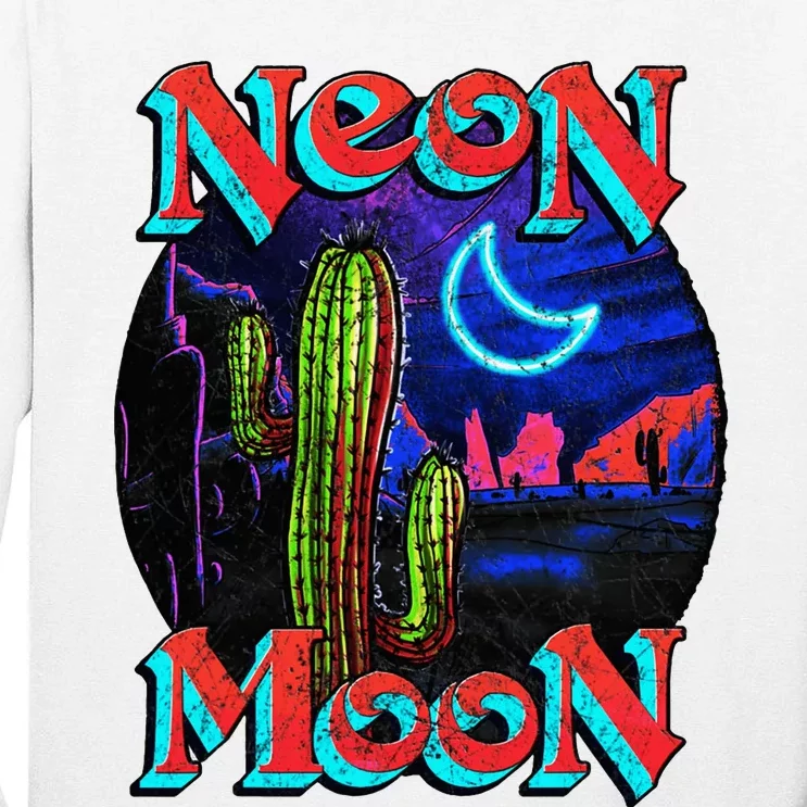 Neon Moon Retro Western Tall Long Sleeve T-Shirt