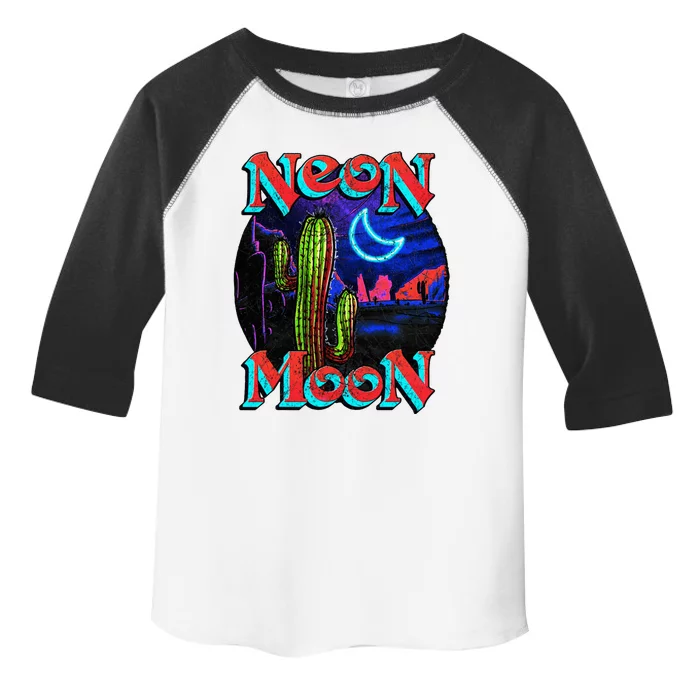 Neon Moon Retro Western Toddler Fine Jersey T-Shirt