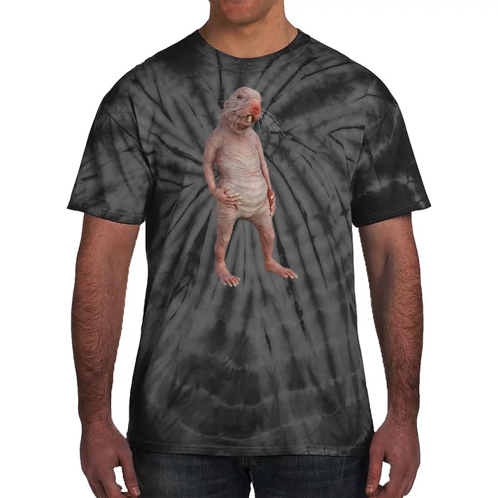 Naked Mole Rat Zookeeper Safari Animal Lover Mole Rat Tie-Dye T-Shirt