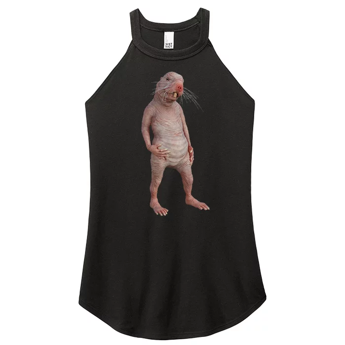 Naked Mole Rat Zookeeper Safari Animal Lover Mole Rat Women’s Perfect Tri Rocker Tank