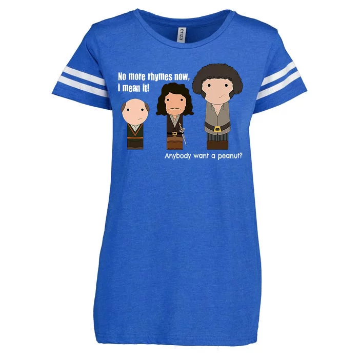 No More Rhymes Now I Mean It Anyone Want A Peanut? Enza Ladies Jersey Football T-Shirt