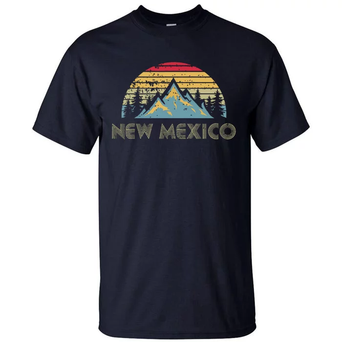 New Mexico Retro Vintage Mountains Nature Hiking Sh Tall T-Shirt