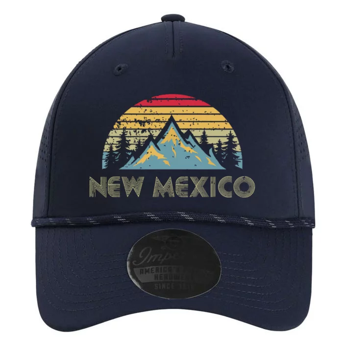 New Mexico Retro Vintage Mountains Nature Hiking Sh Performance The Dyno Cap