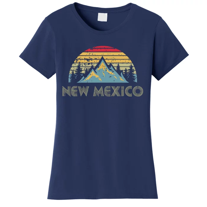 New Mexico Retro Vintage Mountains Nature Hiking Sh Women's T-Shirt