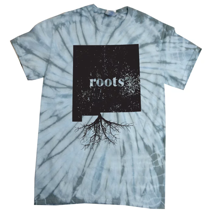 New Mexico Roots State Map Home Love Pride Gift Tie-Dye T-Shirt